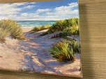 Acrylic Painting Beach Sand Dunes original Painting - Etsy UK