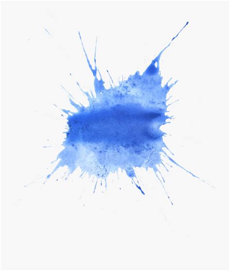 Dark Blue Clipart Blue Splatter Blue Watercolor Splash Png