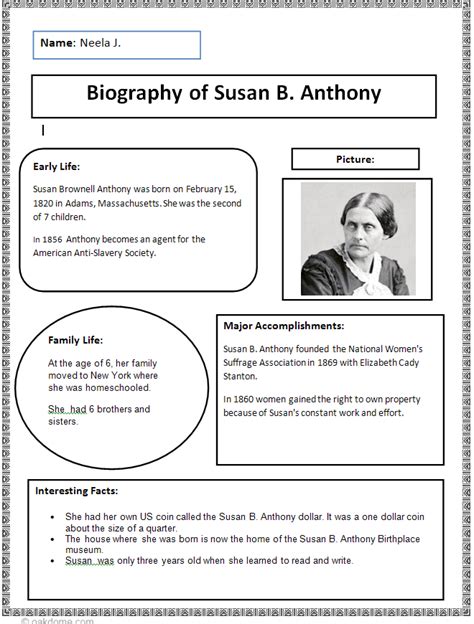 Common Core Biography Research Graphic Organizer K 5