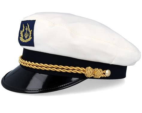 Sailor Sr Wool Blend White Flat Cap Cth Ericson Cap