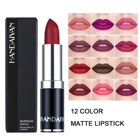 Hdy 12colors Matte Lipstick Long Lasting Moisturizing Lip Stick New
