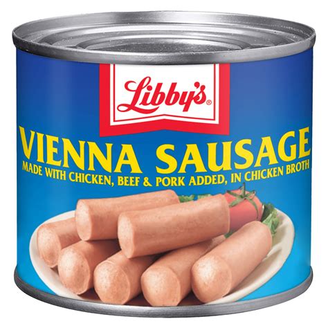 Libbys Vienna Sausage In Chicken Broth Canned Sausage 46 Oz Pack