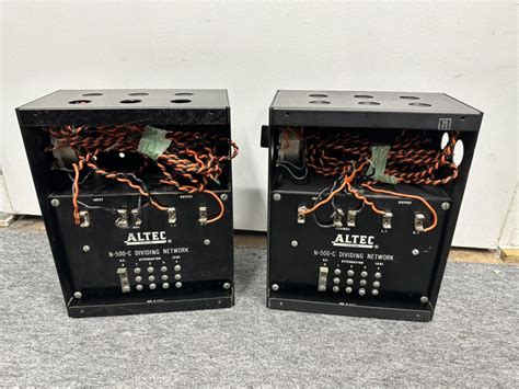 【やや傷や汚れあり】altec アルテック N 500 C ネットワークペアの落札情報詳細 ヤフオク落札価格検索 オークフリー