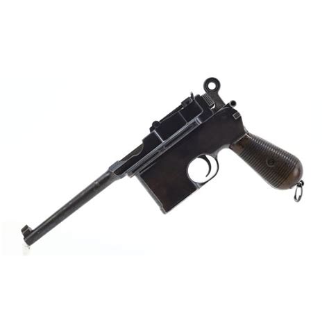 710 Rare Mauser Model C96 Flatside Broomhandle Caliber 763 Mauser