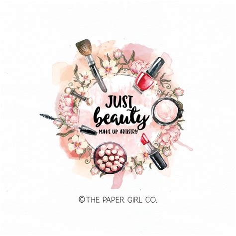 Make Up Logo Beauty Logo Cosmetics Logo Makeup Artist Logo Etsy Logo Cosmétique Beauté Logo