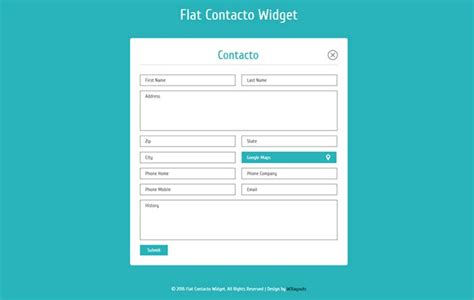 24 Html Css Contact Form Templates Free Download