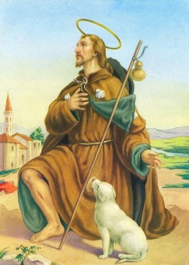 A Catholic Life St Roch Patron Saint Against Sickness