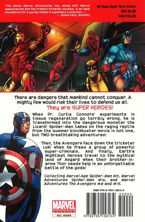 Marvel Universe Avengers Spider Man And The Avengers Bookxcess