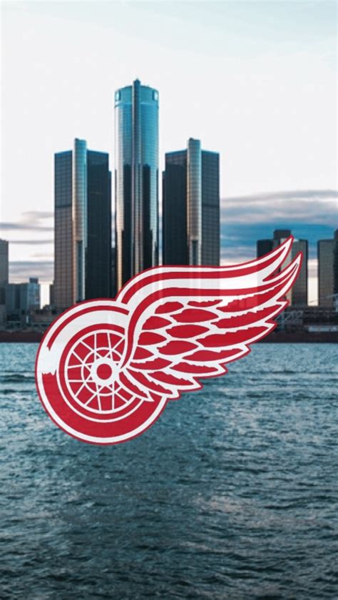Wallpapers — Detroit Red Wings Logo Skyline Requested By