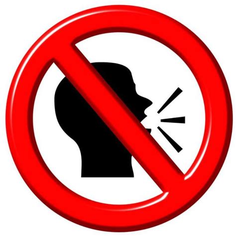 No Talking Signs Clipart Best