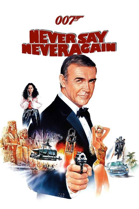 1983 never say never again movie poster 11x17 007 james bond sean connery 🍿 ebay