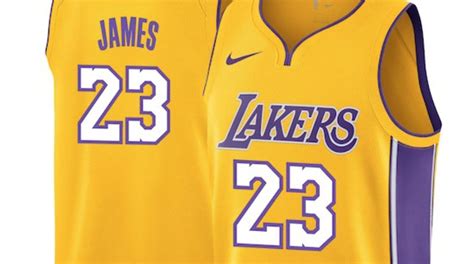 With a team logo and lebron james' name and number on the back, this jersey lets you show your support for king james during the next big game. LeBron James Lakers jersey number: Star chooses 23 ...