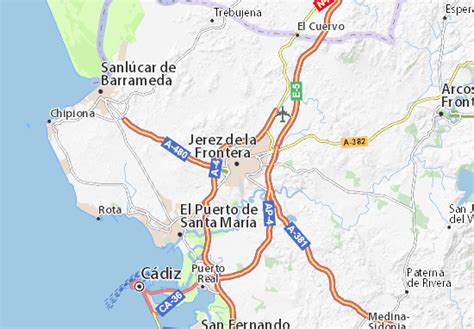 Jerez De La Frontera Map Detailed Maps For The City Of Jerez De La