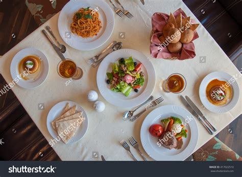 Formal Table Setting Fine Dining Restaurant Stock Photo Edit Now