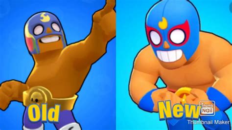 Brawl stars emojis released by supercell(1/24). Brawl stars old vs new brawlers - YouTube