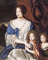 Sophia Dorothea of Celle with her children, the future George II, and ...