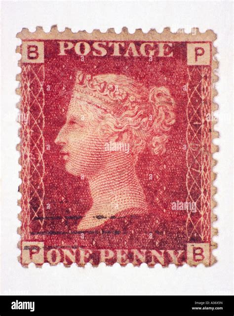 Penny Red Stamp Hi Res Stock Photography And Images Alamy