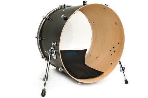 When i play bass drums with pillows and stuff in them or even a small eq pad, something just i don't put anything in my bass drum, but it's a 20x14. Drum Muffling Basics! - Drum Tips and Reviews
