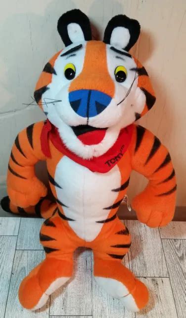 Tony The Tiger 10 Plush Toy 1993 Kelloggs Frosted Flakes Stuffed Cereal Mascot 650 Picclick