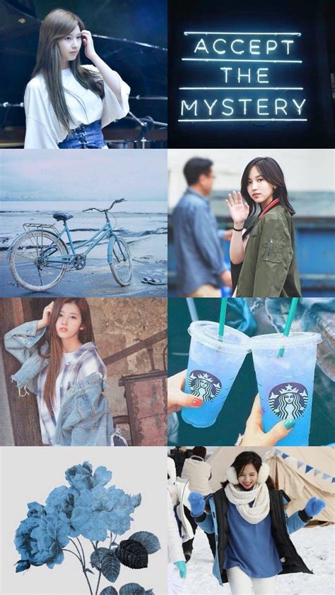 Read twice desktop wallpapers from the story kpop wallpapers by lucario_13 ((w)ren) with 97 reads. Luxury Aesthetic Wallpaper Blue Collage - india's wallpaper
