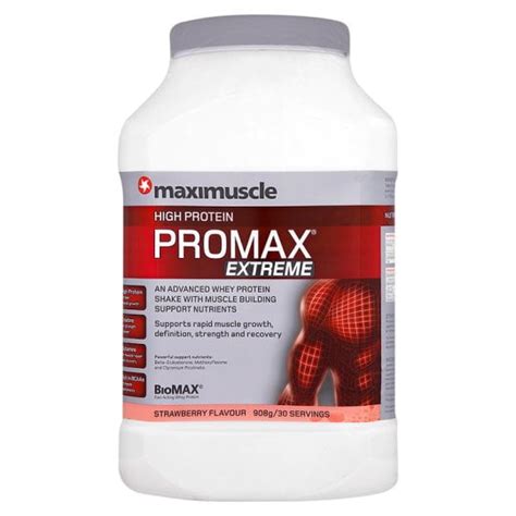 Συμπληρώματα διατροφής Maximuscle Promax Extreme 908gr Strawberry