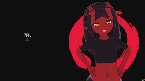 Red Anime Girl Devil
