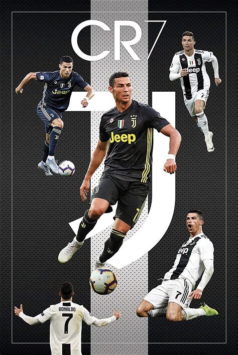 Christ Ez Cr7 Cristiano Ronaldo Juventus Fc Sports Soccer Poster