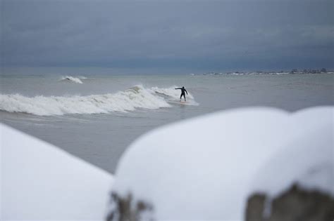 Surfs Up Snowfall Toronto Star Photo Blog