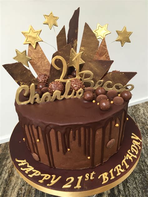 Chocolate Explosion 21st Birthday Cake 21st Birthday Cakes Birthday