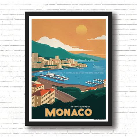 Ideastorm Studio Store — Monaco Poster