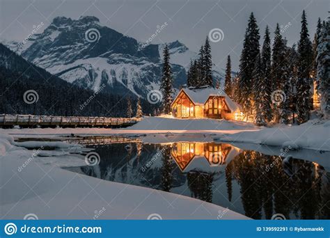 Emerald Lake Lodge Is The Only Property On Secluded Emerald Lake