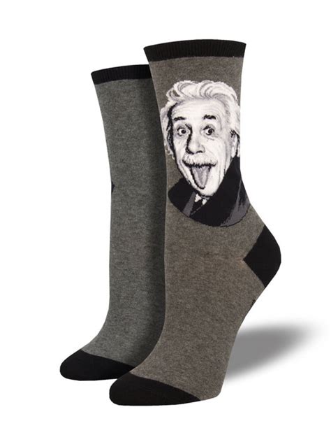 Womens Einstein Portrait Socks