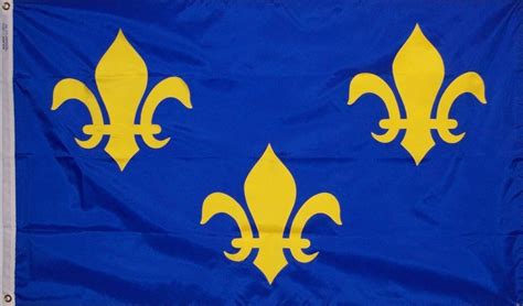 French Fleur De Lis 3x5 All Nations Flag Company