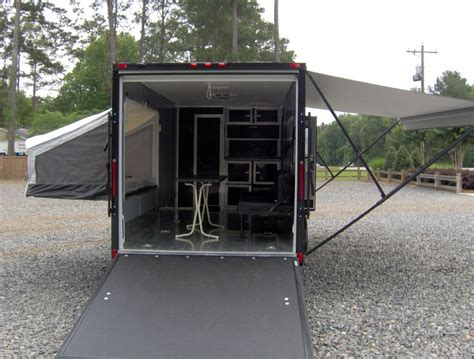 Image Result For 6x12 Enclosed Trailer Camper Conversions Enclosed