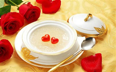 Soup In A Bowl Soup Roses Food Bowl Hd Wallpaper Peakpx