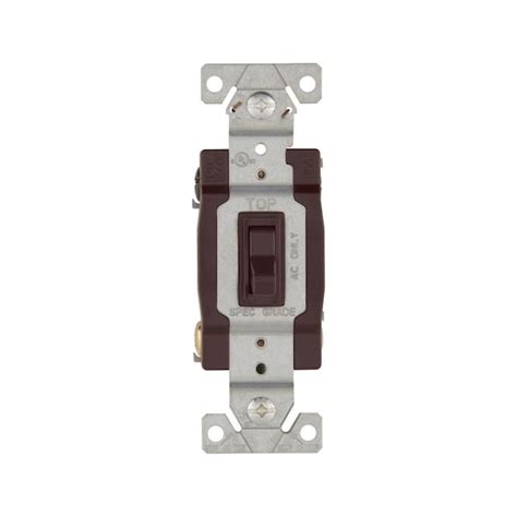 Eaton 15 Amp 4 Way Toggle Light Switch Brown At