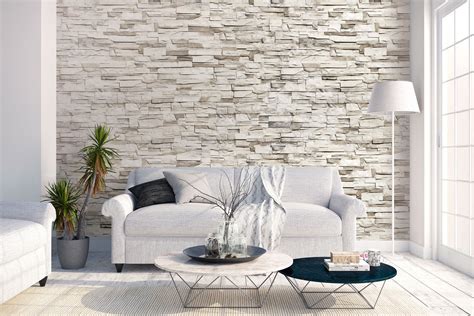 Removable Peel And Stick Wallpaper Stone Slate Marble Wall Etsy