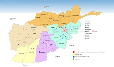 Us Bases In Afghanistan Map