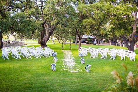 Outdoor Ceremony Texas Hill Country Wedding Venue Hill Country