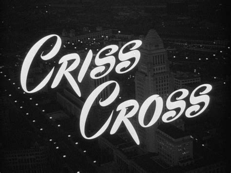 Picture Of Criss Cross