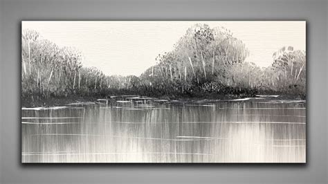 Scenery Black And White Easy Canvas Wall Art For Living Room Bathroom