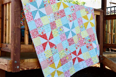 Pinwheels And Patches Quilt Tutorial