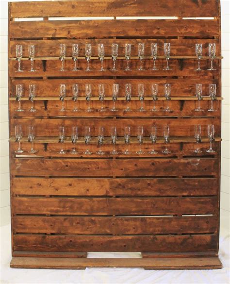 Our Wooden Pallet Champagne Walls Add A Fun Twist To Any Event They Display Your Beverages