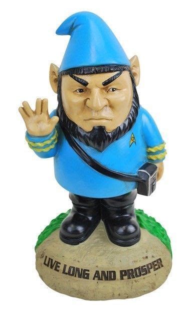 Star Trek Spock Gnome With Images Funny Gnomes Gnome Garden
