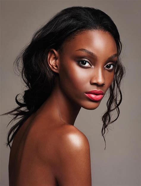 Earth Tone Smokey Eye And Coral Lip Makeup For Black Women Ebony Beauty Dark Beauty Beauty