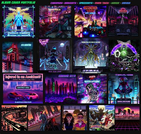 Im A Synthwave Cyberpunk Visual Artist Heres A Sample Of Work Ive