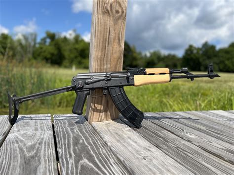 Century Arms Romanian Wasr Ak Rifle W Under Folding Stock X