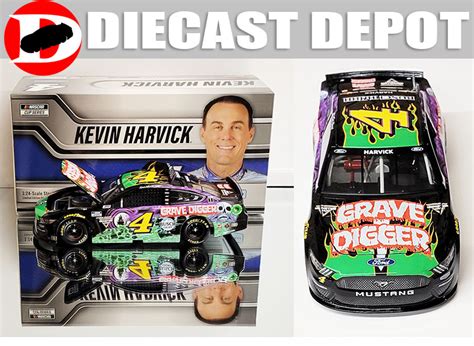 Kevin Harvick 2021 Grave Digger 4 Mustang 124 Action Collector Series