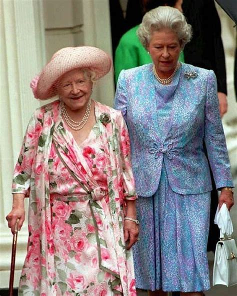 They were ill, we had to put them away. Queen Elizabeth II and the Queen Mother ️ . . Born ...