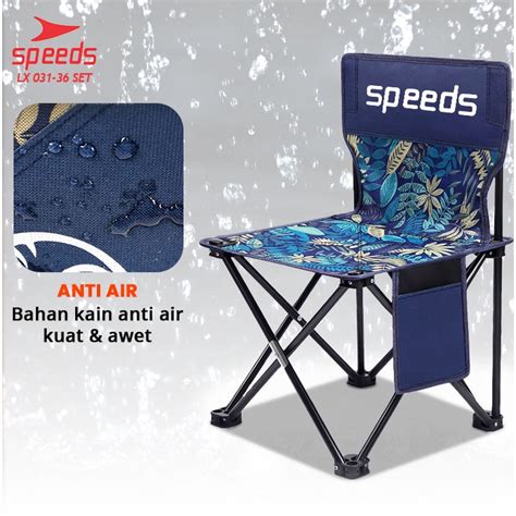 Speeds Meja Lipat Kursi Lipat Set Folding Table Chair Meja Camping